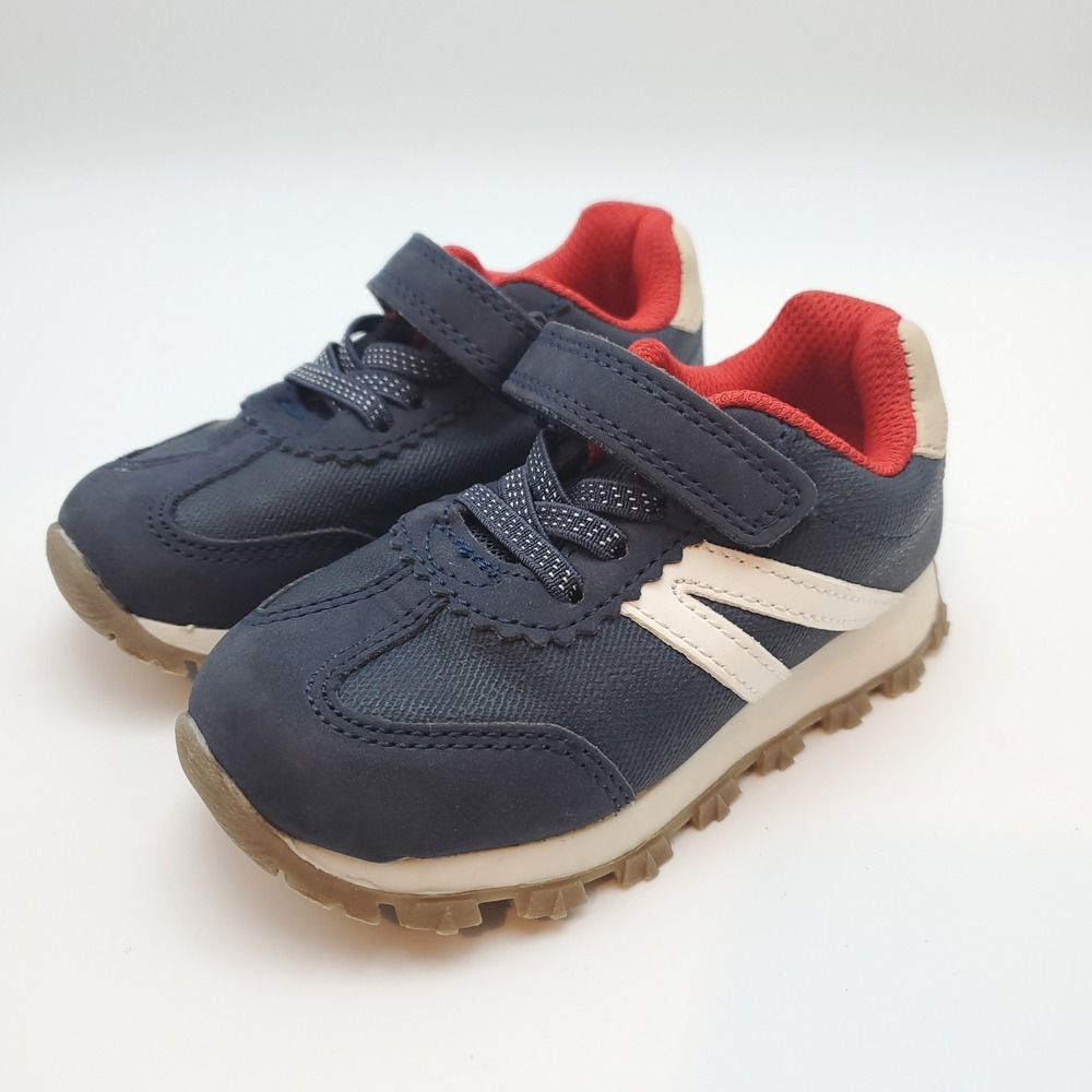 Simple Joys by Carters Bailey Athletic Sneaker Navy Blue Kids Size 7M SJF21J1P